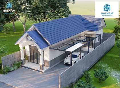 Thi công nhà cấp 4 mái Nhật sang trọng, tiện nghi tại Bình Dương 